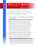 Cover page: A Model for Analysis of China’s Defense Life Cycle Management System