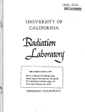 Cover page: Carbon Dioxide Fixation By Rhodopseudomonas Capsulatus