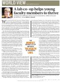 Cover page: A lab co-op helps young faculty members to thrive