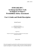 Cover page: iTOUGH2-IFC: An Integrated Flow Code in Support of Nagra's Probabilistic Safety Assessment:--User's Guide and Model Description
