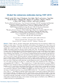 Cover page: Global fire emissions estimates during 1997–2016