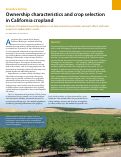 Cover page: Ownership characteristics and crop selection in California cropland