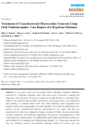 Cover page: Treatment of Cyanobacterial (Microcystin) Toxicosis Using Oral Cholestyramine: Case Report of a Dog from Montana