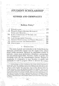 Cover page: Gender and Criminality