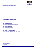 Cover page: Ethnosizing Immigrants