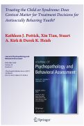 Cover page: Treating the Child or Syndrome: Does Context Matter for Treatment Decisions for Antisocially Behaving Youth?