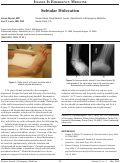 Cover page: Images in Emergency Medicine: Subtalar Dislocation