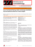 Cover page: Use of the Endocuff during routine colonoscopy examination improves adenoma detection: A meta-analysis