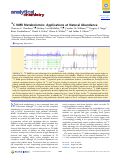 Cover page: 13C NMR Metabolomics: Applications at Natural Abundance