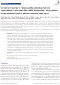 Cover page: Complete response to neoadjuvant pembrolizumab and capecitabine in microsatellite stable, Epstein-Barr virus-positive, locally advanced gastric adenocarcinoma: case report