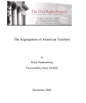Cover page: The Segregation of American Teachers