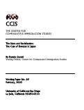 Cover page: The State and Racialization: the Case of Koreans in Japan