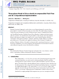 Cover page: Three-phase Model of Visco-elastic Incompressible Fluid Flow and its Computational Implementation.