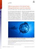 Cover page: Offshore aquaculture in the United States: Untapped potential in need of smart policy
