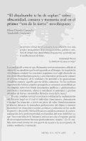Cover page: "El chuchumbé te he de soplar:" sobre obscenidad, censura y memoria oral en el primer "son de la tierra" novohispano