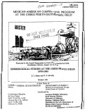 Cover page: SEISMOLOGICAL STUDIES AT THE CERRO PRIETO FIELD: 1978-1982