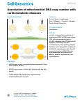 Cover page: Association of mitochondrial DNA copy number with cardiometabolic diseases