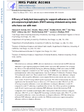 Cover page of Efficacy of Daily Text Messaging to Support Adherence to HIV Pre-Exposure Prophylaxis (PrEP) among Stimulant-Using Men Who Have Sex with Men