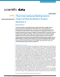 Cover page: The International Bathymetric Chart of the Southern Ocean Version 2