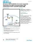 Cover page: Allosteric SHP2 inhibition increases apoptotic dependency on BCL2 and synergizes with venetoclax in FLT3- and KIT-mutant AML