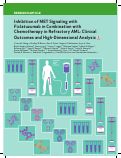 Cover page: Inhibition of MET Signaling with Ficlatuzumab in Combination with Chemotherapy in Refractory AML: Clinical Outcomes and High-Dimensional Analysis.
