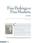 Cover page: Free Parking or Free Markets