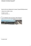 Cover page: Innovative Bus-Lane Deployments in Amman: Proposed Field Experiments