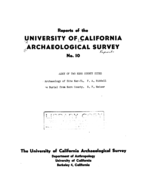 Cover page: Archaeology of Two Kern County Sites&nbsp;