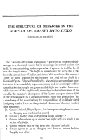 Cover page: The Structure of Messages in the “Novella del Grasso legnaiuolo”