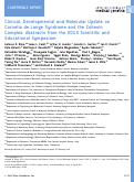 Cover page: Clinical, developmental and molecular update on Cornelia de Lange syndrome and the cohesin complex: Abstracts from the 2014 Scientific and Educational Symposium
