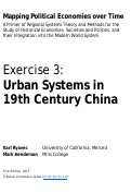 Cover page of Mapping Political Economies over Time, GIS Exercise 3: Urban Systems in 19th Century China