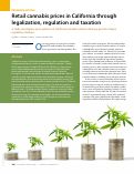 Cover page: Retail cannabis prices in California through legalization, regulation and taxation