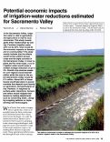 Cover page: Potential economic impacts of irrigation-water reductions estimated for Sacramento Valley