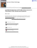 Cover page: Land Redevelopment and the Built Environment in Third-Wave Cities: Review and Synthesis