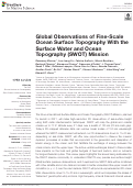 Cover page: Global Observations of Fine-Scale Ocean Surface Topography With the Surface Water and Ocean Topography (SWOT) Mission