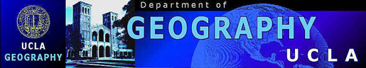 Department of Geography banner