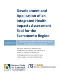 Cover page: Development and Application of an Integrated Health Impacts Assessment Tool for the Sacramento Region