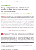 Cover page: Body Composition and Incident Heart Failure in Older Adults: Results From 2 Prospective Cohorts