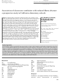 Cover page: Association of classroom ventilation with reduced illness absence: A prospective study in California elementary schools