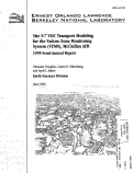 Cover page: Site S-7 VOC Transport modeling for the Vadose Zone Monitoring System (VZMS), McClellan AFB - 1999 Semi-Annual Report