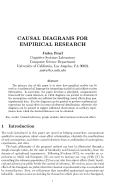Cover page: Causal Diagrams for Empirical Research