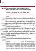 Cover page: Second-line dovitinib (TKI258) in patients with FGFR2-mutated or FGFR2-non-mutated advanced or metastatic endometrial cancer: a non-randomised, open-label, two-group, two-stage, phase 2 study.