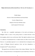 Cover page: Filipino Intellectuals and Postcolonial Theory: The Case of E. San Juan, Jr.
