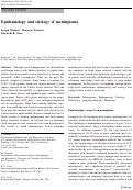 Cover page: Epidemiology and etiology of meningioma