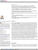 Cover page: Genetic relationships between the RACK1 homolog cpc-2 and heterotrimeric G protein subunit genes in Neurospora crassa