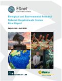Cover page: Biological and Environmental Research Network Requirements Review Final Report