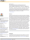 Cover page: The Multidimensional Assessment of Interoceptive Awareness, Version 2 (MAIA-2)