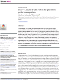 Cover page: DCG++: A data-driven metric for geometric pattern recognition.