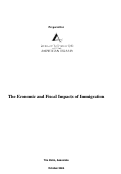 Cover page of The Economic and Fiscal Impacts of Immigration