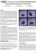 Cover page: Graphical modeling and animation of ductile fracture